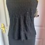 Maria Bonita Black Beaded Evening Gown BNWT Size 10-12 Approx Image 5