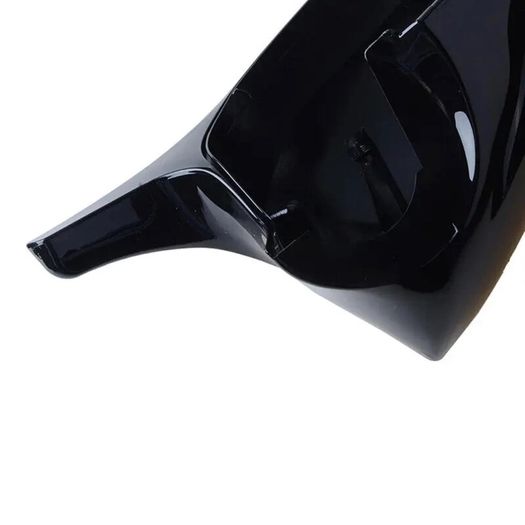 Brand New BMW E9X E8X One Pair of Car Mirror Caps Rearview Mirror Housing Covers Side Mirror Door Mirror Caps (Light Black)