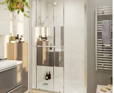 NEW Siemens GoodHome Ledava Sliding Shower Door (120cm) - B&Q