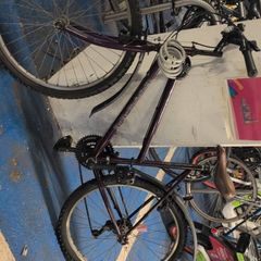 Women bike with accessories