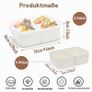 Brand New Snack Box 4-Compartment Leakproof Portable Organizer for Snacks & Fruit Image 2