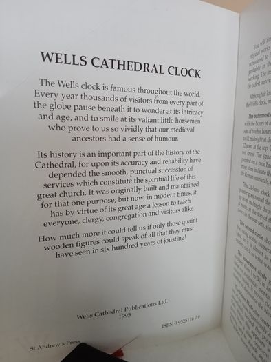 Wells Cathedral Clock by F. Neale and A. Lovell (RB337)