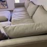 Grey corner sofa set L shaped Image 3