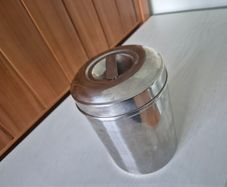 Stainless steel storage container