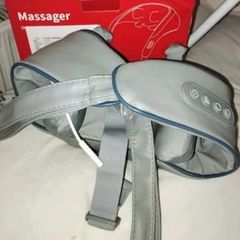 Aether Cordless Shiatsu Neck Massager with Heat - 4D Wireless Deep Tissue Kneading for Neck/Back, Rechargeable