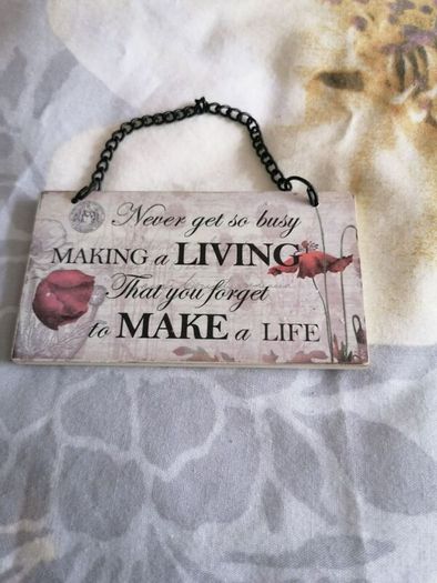small wall sign