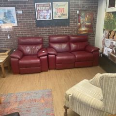 2 +1 leather recliner sofa