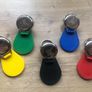 Brand new synthetic leather Isuzu key ring with shopping trolley token/coin Image 9