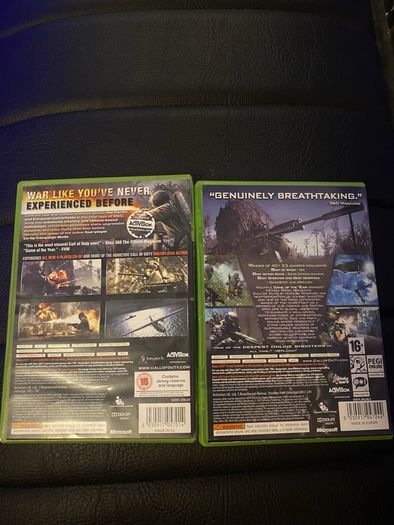 Call of duty world at war modern warfare 4 Xbox 360 game