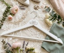 Elevate the Morning-of Details with This Elegant Bridesmaid Hanger