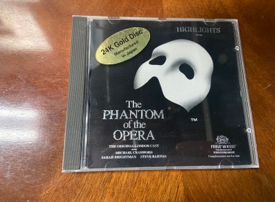 The Phantom of the Opera Highlights Gold Disc CD