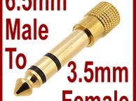 main image for ad NEW Gold 3.5 mm to 6.5 mm Jack Audio Converter Adaptor 6.3