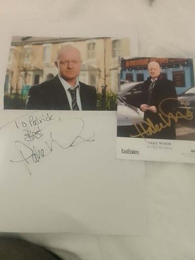 Jake Wood signed EastEnders photo - Max Branning