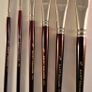 Synthetic Hair Brush - Flat Series 274 (Set of 6) Image 3