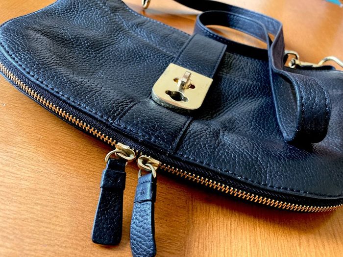 Convertible Jaeger leather bag