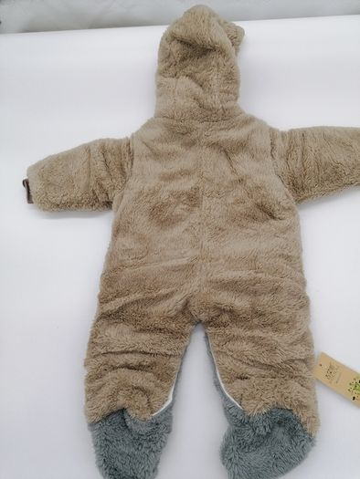Cosy Fluffy Donkey Baby Suit With Hood 6 Months