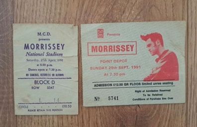 Morrissey 1991 Tickets