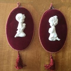 Art - vintage Wall Hangings X 2 ( Reduced)