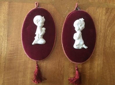 Art - vintage Wall Hangings X 2 ( Reduced)