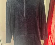 Onfire navy teddy plus size half zip fleece jumper size UK22/24 EU50/52 Postage included