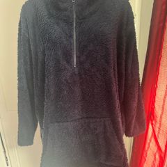 Onfire navy teddy plus size half zip fleece jumper size UK22/24 EU50/52 Postage included