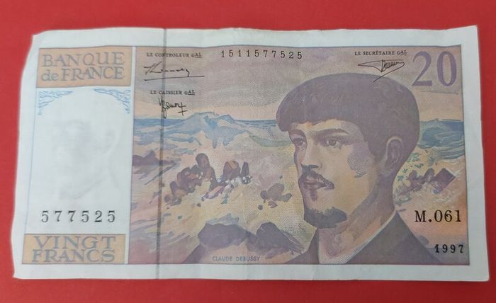 FRANCE Pre Euro Banknote in Very Fine Condition