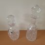 2 x Waterford Glass  Crystal Vintage Decanters with Stoppers Image 4