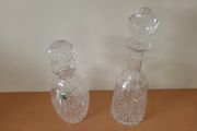 Waterford Glass Crystal Vintage Decanters with Stoppers