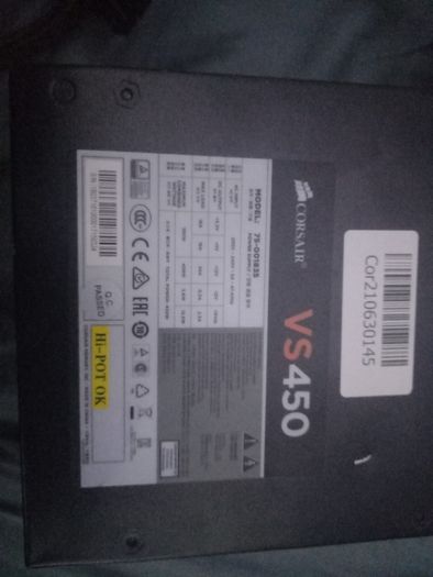 Corsair VS 450 PSU