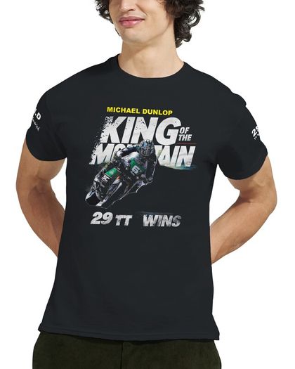 Michael Dunlop King Of The Mountain 29TT Wins Heavyweight Unisex Crewneck T-shirt