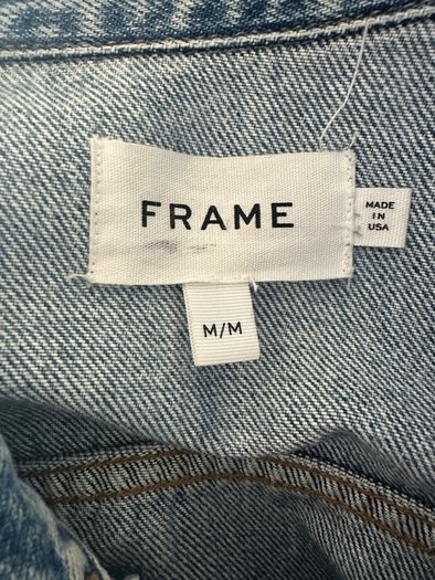 Frame Rosette puff sleeve denim jacket - sz 14-16
