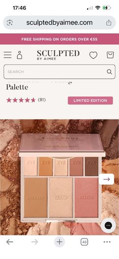 Sculpted By Aimee. Limited Edition Love Story the Wedding Palette