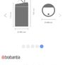 Brabantia Touch Bins - Matt Steel Image 5
