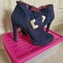 Ladies Navy boots Image 2