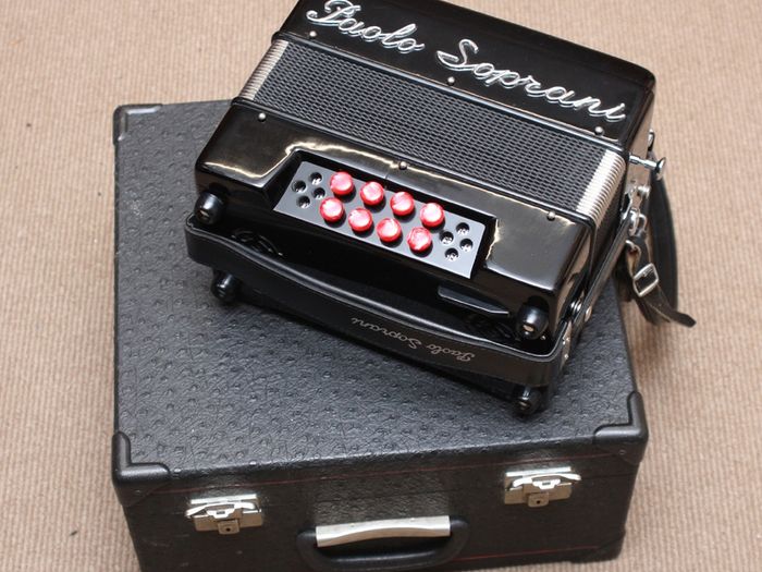 Paolo Soprani Saltarella T/2 Diatonic Button Accordion Top Condition