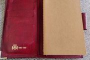 Vintage BCD England travel company burgundy coloured wallet with notebook in very good condition with plenty of room for credit cards documents and passport FREE STANDARD POSTAGE INCLUDED