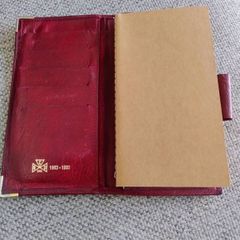 Vintage BCD England travel company burgundy coloured wallet with notebook in very good condition with plenty of room for credit cards documents and passport FREE STANDARD POSTAGE INCLUDED