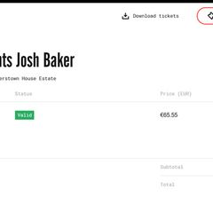 Josh Baker Ticket