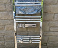 Brand New Chrome Towel Rail 50 x 120cm