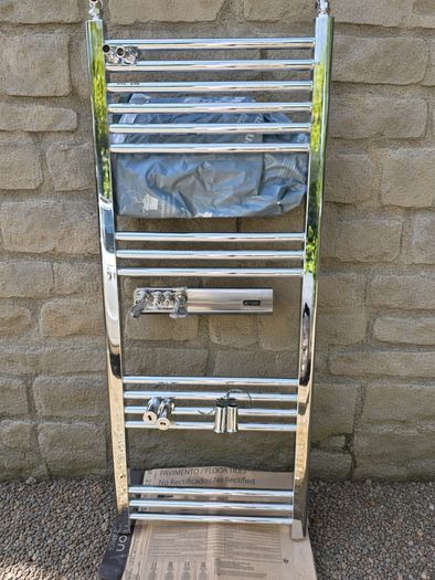 Brand New Chrome Towel Rail 50 x 120cm