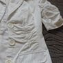 White Jacket/ Blazer  Size 6-8 Image 4