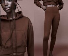 Zara brown tracksuit