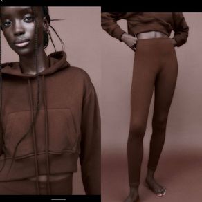 Zara brown tracksuit