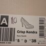 Clarks Kendra Navy Suede Heels Price Includes Postage Cost Image 4