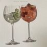 Galway Crystal Gin glasses Image 4