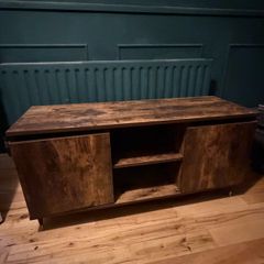 wooden tv stand