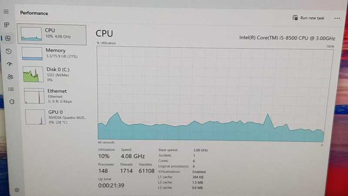 Hp 290 G2 Mt | Core I5-8500 | 16gb Ram | 256gb Ssd | 4gb Nvidia Quadro M2000