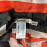 GARCIA Red Floral Lightweight Scarf | Vibrant Colorblock Trim Rectangle Shawl Image 4
