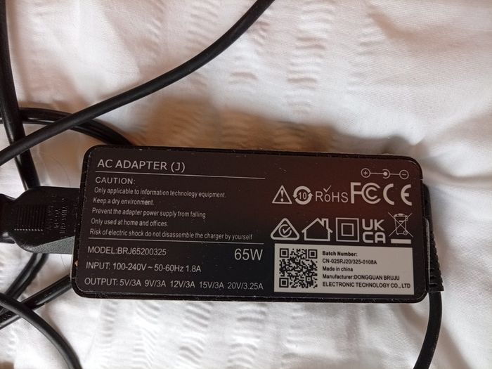 Lenovo charging cable as new check compatible models