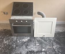 oven hob and extractor